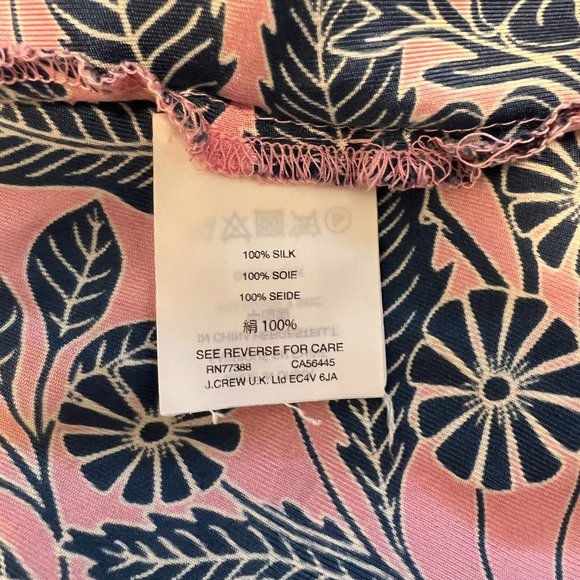 J. Crew X Abigail Borg Silk tank top, Size 10 - Picture 5 of 5